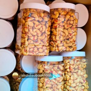 500G Hạt Điều Rang Muối Tỏi Ớt Nguyên Hạt