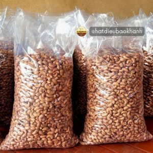 500G Hạt Điều Rang Muối Nguyên Hạt Sạch Vỏ Lụa Hạt Bảo Khánh Loại A Cồ (W180)