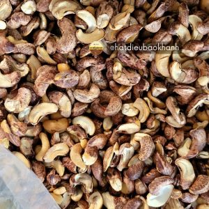 500G Hạt Điều Rang Muối Bể Vỡ Còn Vỏ Lụa Loại 1