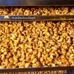 500G Hạt Điều Rang Muối Tỏi Ớt Nguyên Hạt