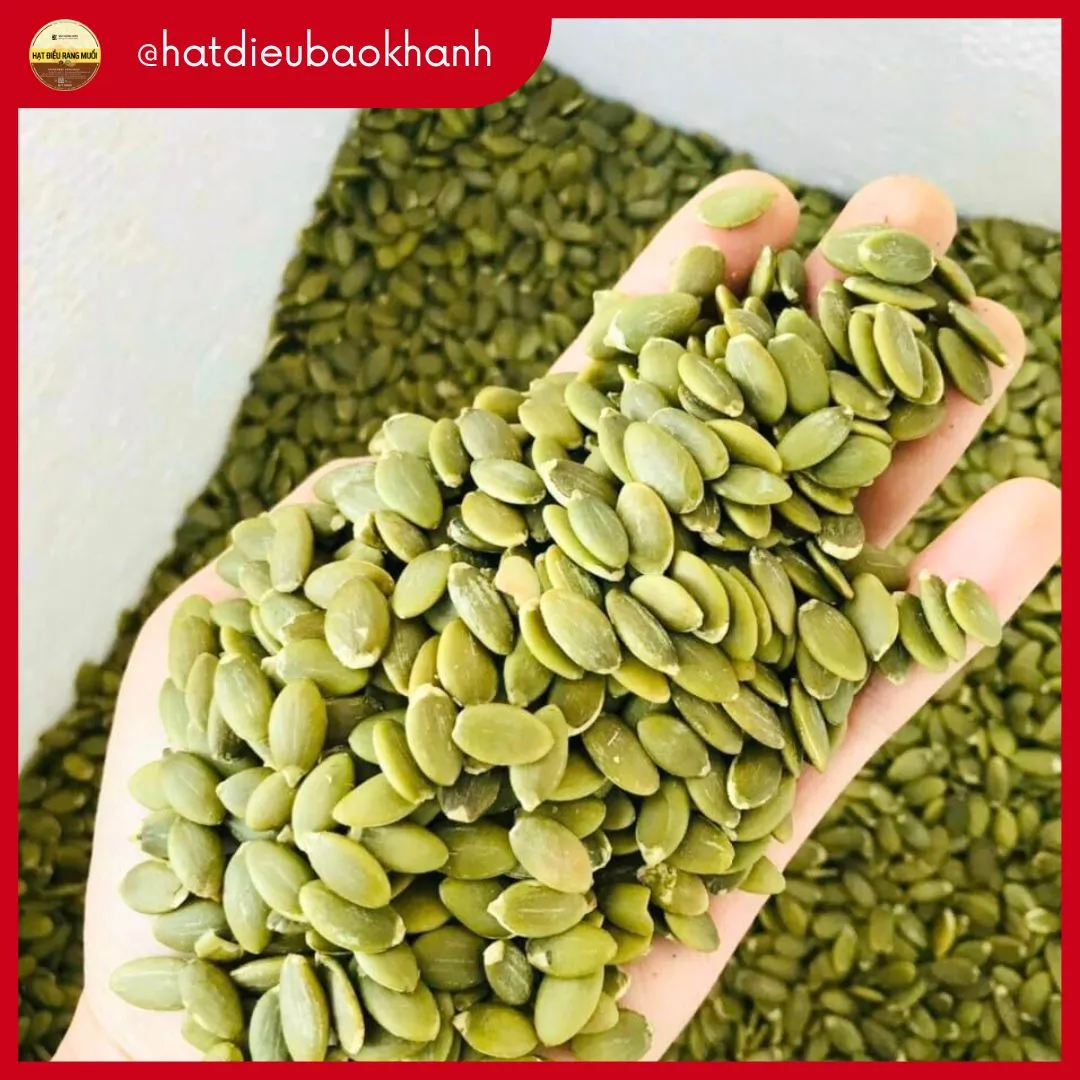 Hạt bí xanh sống tách vỏ 