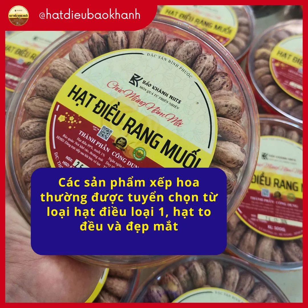 hat dieu xep hoa thuong duoc chon tu dieu loai 1